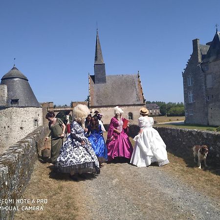 Chateau De Bourgon Montourtier Bagian luar foto