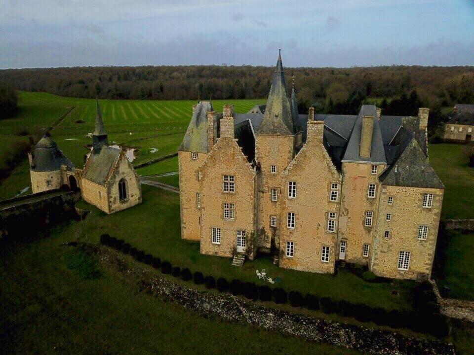 Chateau De Bourgon Montourtier Bagian luar foto
