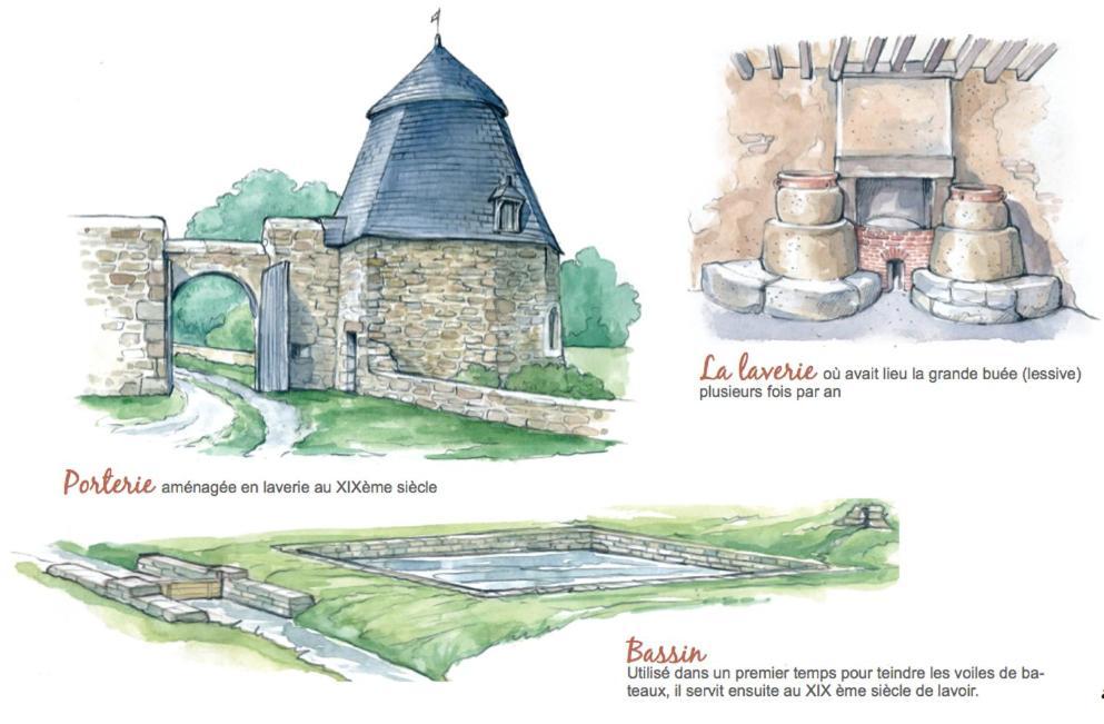 Chateau De Bourgon Montourtier Bagian luar foto