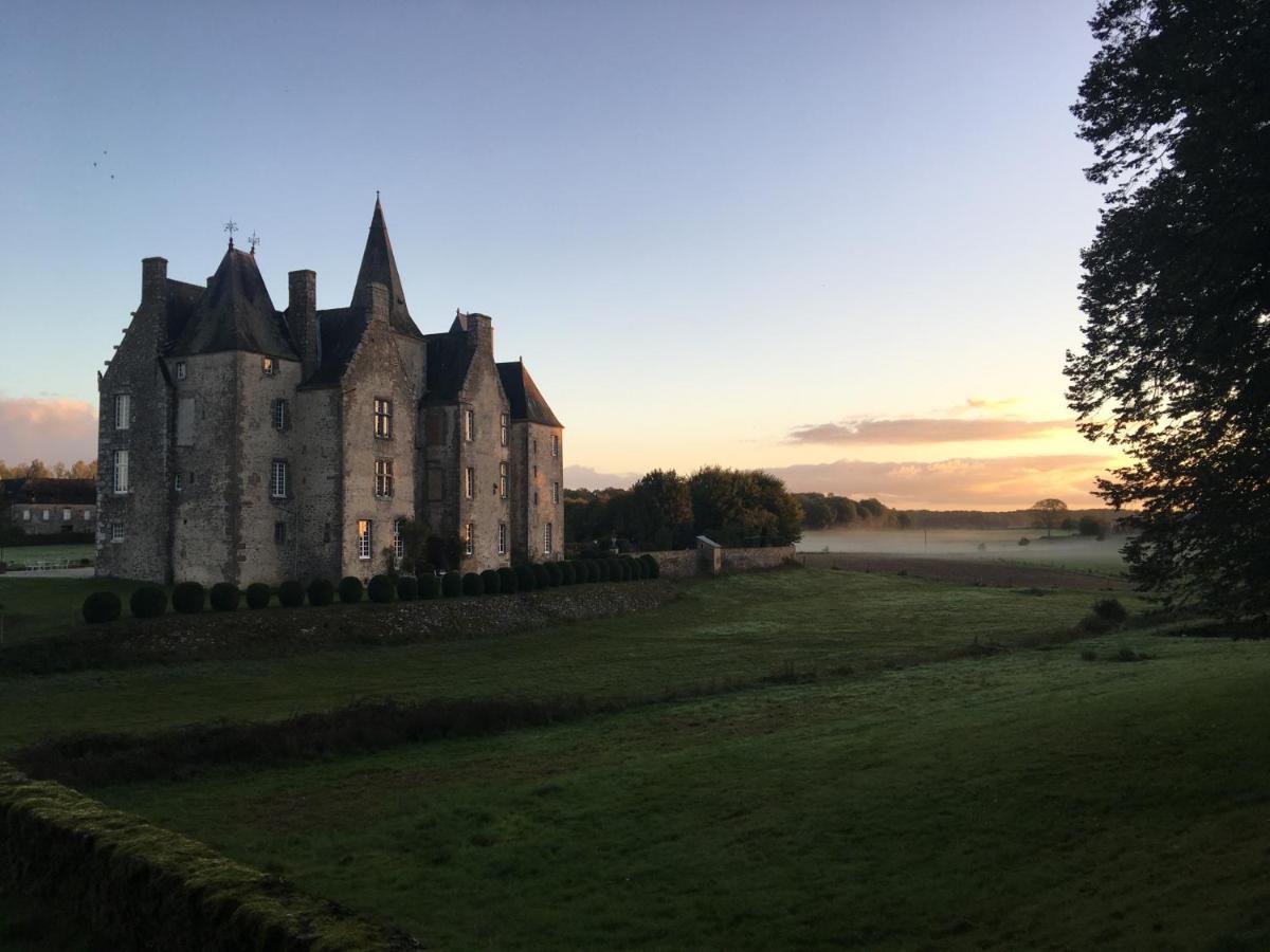 Chateau De Bourgon Montourtier Bagian luar foto